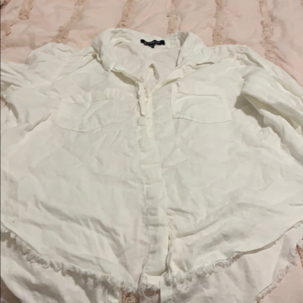 White collared shirt